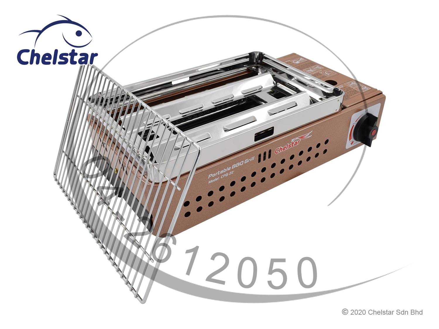 Chelstar Portable Butane BBQ Grill Gas Cooker / Stove (CPG22)