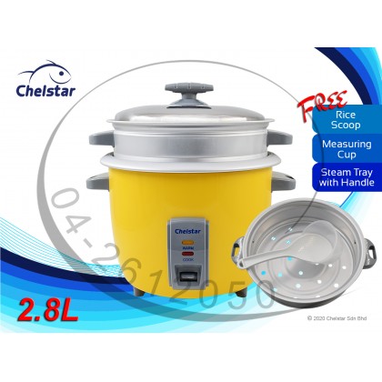 Chelstar 2.8 Liter Electric Rice Cooker (CRC-028)