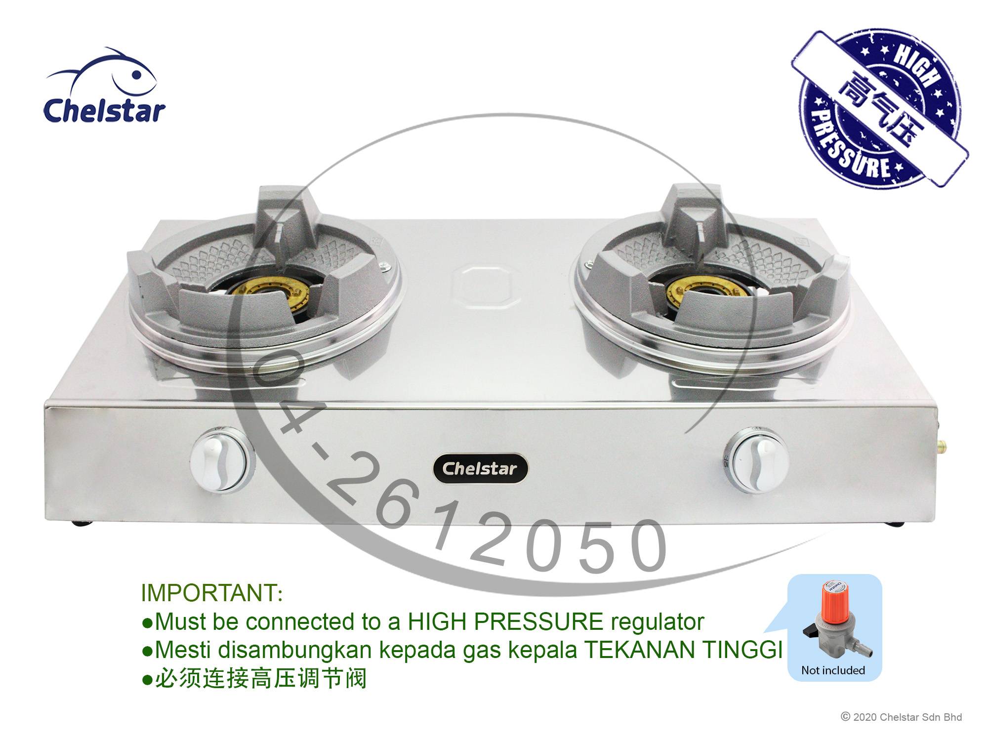 table top double burner