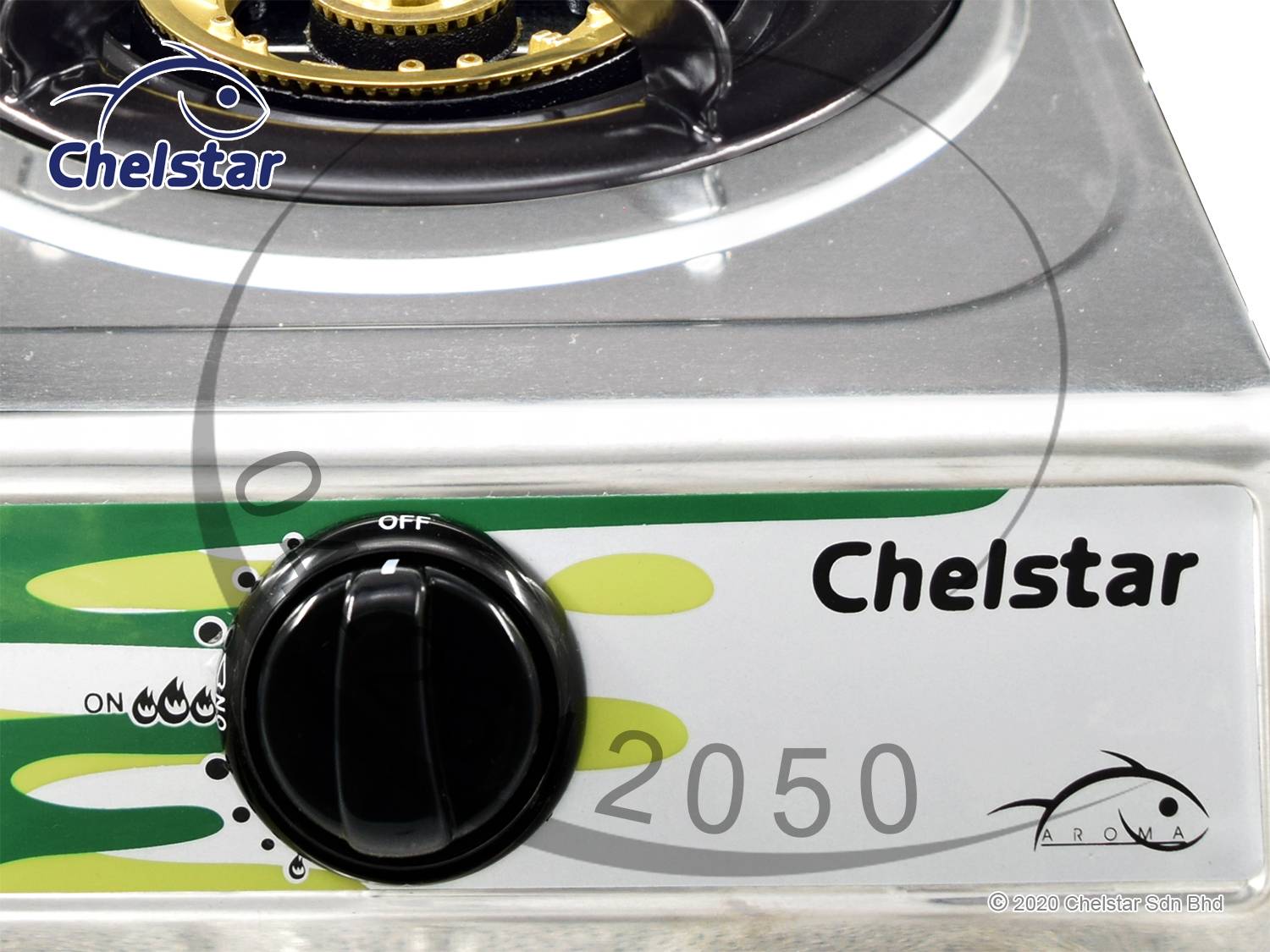 Chelstar Stainless Steel Single Burner Table Top Stove / Gas Cooker (SE