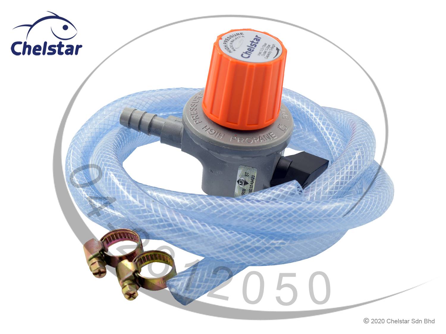 Chelstar Prepack High Pressure Gas Regulator with SIRIM (HP222)