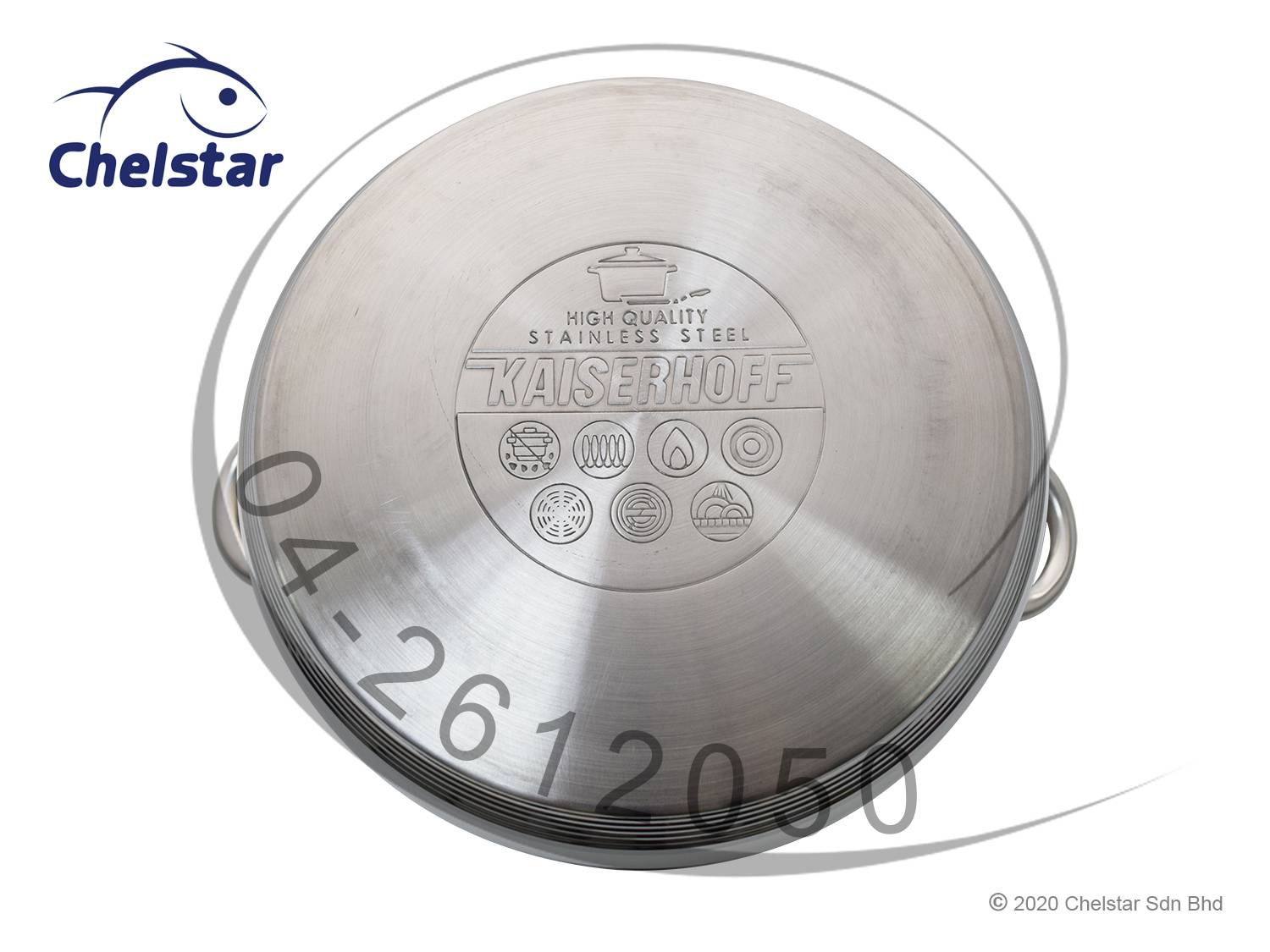 Kaiserhoff 3 Set Stainless Steel Pots (KH9913)